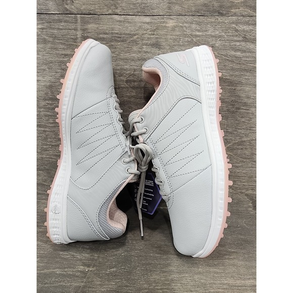 Skechers Go Golf Pivot Grey Pink Golf Shoes Size 6.5 Womens - Picture 9 of 11